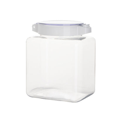 Cookli® Transparent Airtight Kitchen Jar – Grain Storage, 900ml & 1.5L