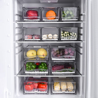 Fridge Storage Box with Drainage – Crisper Drawer Organizer | Cookli UK