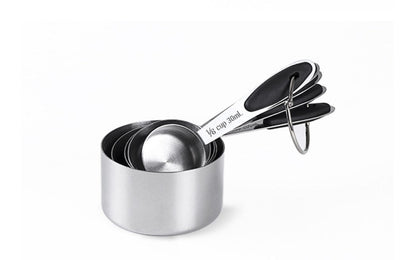 Stainless Steel Measuring Spoons & Cups – 5/10-Piece Baking Tools Set with Graduated Marks | Cookli UK