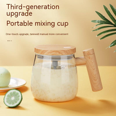400ml Self-Stirring Coffee Mug – Electric Mixing Glass Cup | Cookli UK