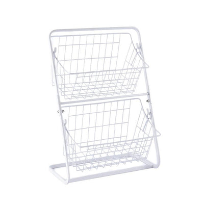 Stainless Steel Kitchen Storage Rack – 2-Tier Countertop Organizer | Cookli UK