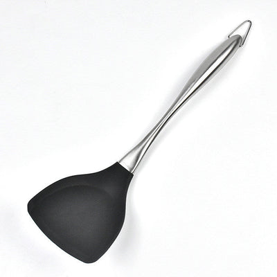 Stainless Steel Handle Silicone Spatula – Heat-Resistant Non-Stick Cooking Utensil for Home Kitchens | Cookli UK