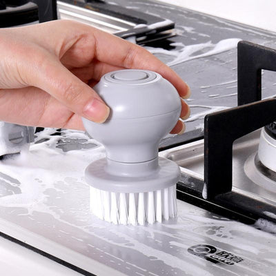 Refillable Soap Dispensing Dish Brush – Multi-Head Cleaning Tool for Pans, Cups, Bowls | Cookli UK