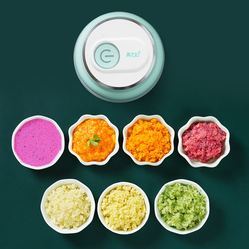 Portable Mini Electric Garlic Chopper – USB Rechargeable Food Grinder for Vegetables, Fruits & Meat | Cookli UK
