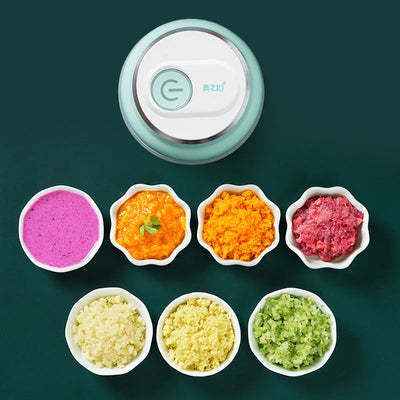 Portable Mini Electric Garlic Chopper – USB Rechargeable Food Grinder for Vegetables, Fruits & Meat | Cookli UK