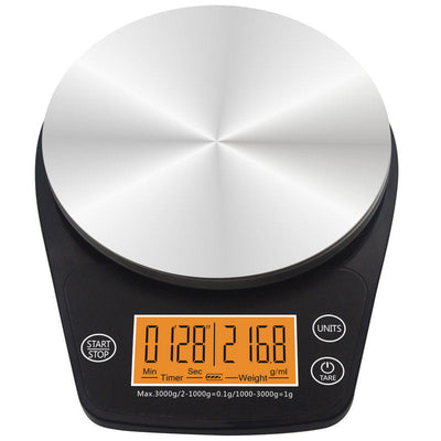 Multifunction LCD Coffee Scale – Kitchen Food Drip Timer | Cookli UK