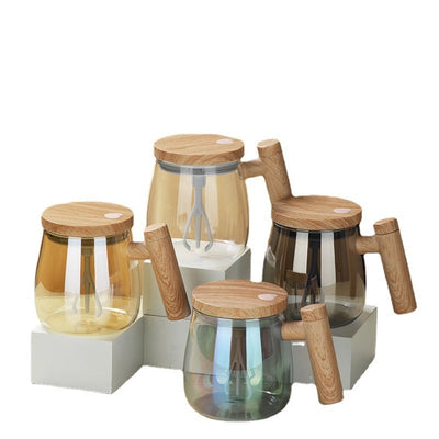 400ml Self-Stirring Coffee Mug – Electric Mixing Glass Cup | Cookli UK