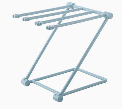 Foldable Dishcloth Shelf & Kitchen Organizer – Punch-Free Nordic Style Rack for Cloths, Bottles & Accessories | Cookli UK