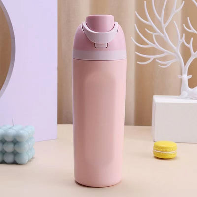 316 Stainless Steel Sports Tumbler – 600ml Insulated Cup with Straw | Cookli UK