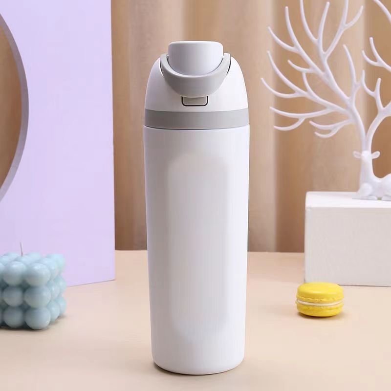 316 Stainless Steel Sports Tumbler – 600ml Insulated Cup with Straw | Cookli UK