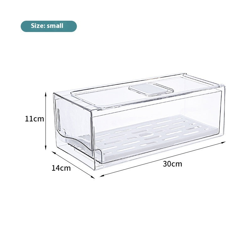 Fridge Storage Box with Drainage – Crisper Drawer Organizer | Cookli UK