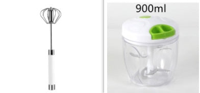 Stainless Steel Semi-Automatic Egg Beater – Hand-Press Whisk & Manual Cream Mixer for Baking & Cooking | Cookli UK