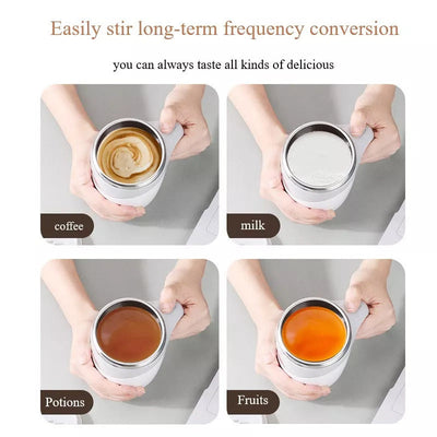 Rechargeable Automatic Stirring Mug – Magnetic Electric Coffee Cup | Cookli UK