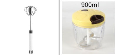 Stainless Steel Semi-Automatic Egg Beater – Hand-Press Whisk & Manual Cream Mixer for Baking & Cooking | Cookli UK