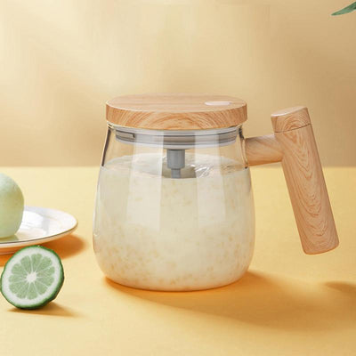 400ml Self-Stirring Coffee Mug – Electric Mixing Glass Cup | Cookli UK