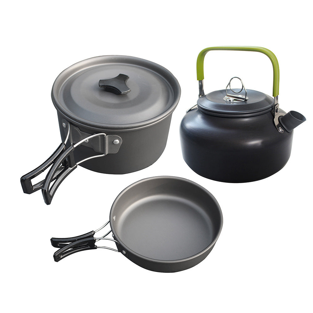 Outdoor Camping Cookware & Teapot Set – Lightweight Aluminium Cooking Gear | Cookli UK