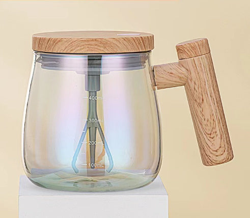400ml Self-Stirring Coffee Mug – Electric Mixing Glass Cup | Cookli UK