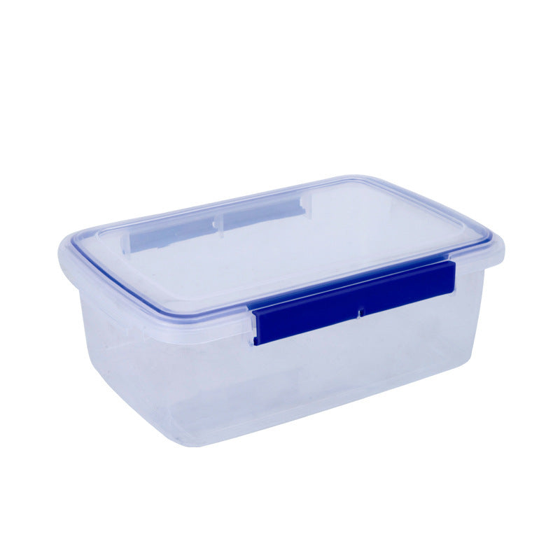 Cookli Rectangular Plastic Transparent Lunch Box – 1400ml Food Storage