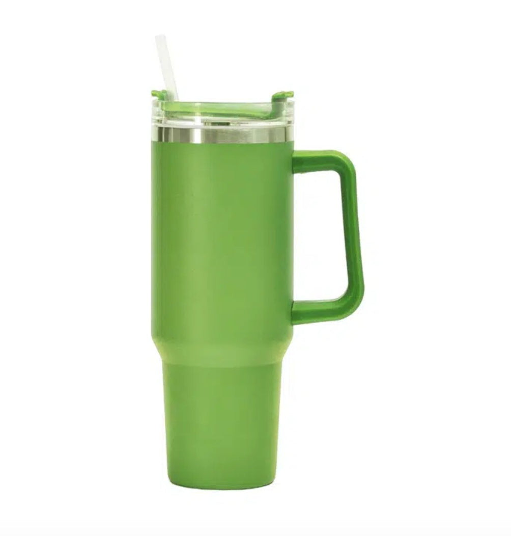 Cookli 40oz Stainless Steel Insulated Cup with Straw & Handle – UK