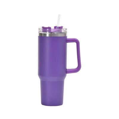 Cookli 40oz Stainless Steel Insulated Cup with Straw & Handle – UK