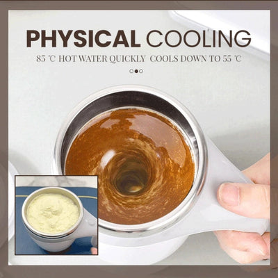 Rechargeable Automatic Stirring Mug – Magnetic Electric Coffee Cup | Cookli UK
