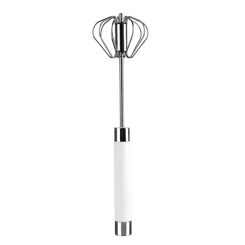 Stainless Steel Semi-Automatic Egg Beater – Hand-Press Whisk & Manual Cream Mixer for Baking & Cooking | Cookli UK
