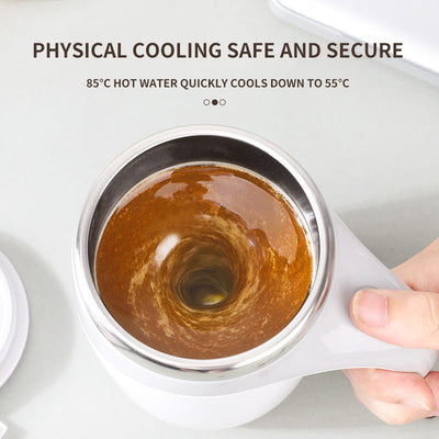 Rechargeable Automatic Stirring Mug – Magnetic Electric Coffee Cup | Cookli UK