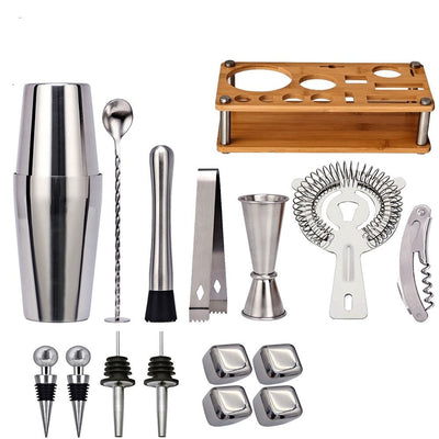 16-Piece Mixology And Craft Cocktail Shaker Set