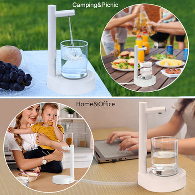 Rechargeable Electric Water Dispenser – Desk Bottle Pump | Cookli UK