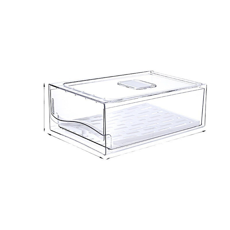 Fridge Storage Box with Drainage – Crisper Drawer Organizer | Cookli UK