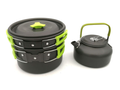 Outdoor Camping Cookware & Teapot Set – Lightweight Aluminium Cooking Gear | Cookli UK