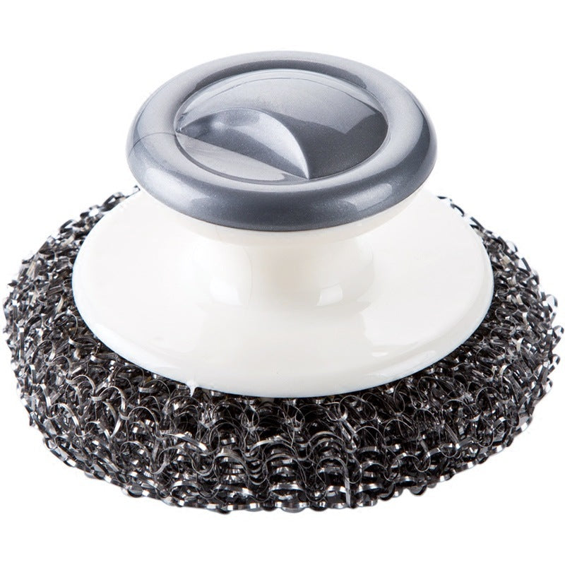 Stainless Steel Wool Scrubber with Handle – Heavy Duty Scouring Pad for Kitchen, Pans, Pots & Sinks | Cookli UK