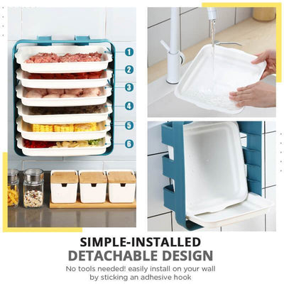 Wall-Mounted Side Dish & Cooking Tray Rack – Space Saver | Cookli UK