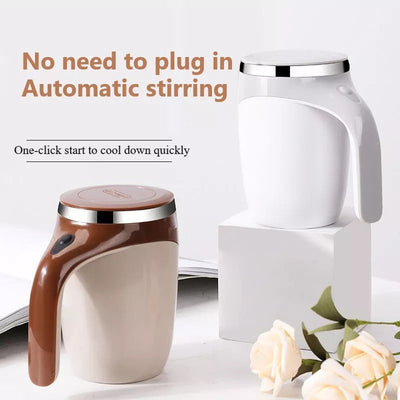 Rechargeable Automatic Stirring Mug – Magnetic Electric Coffee Cup | Cookli UK