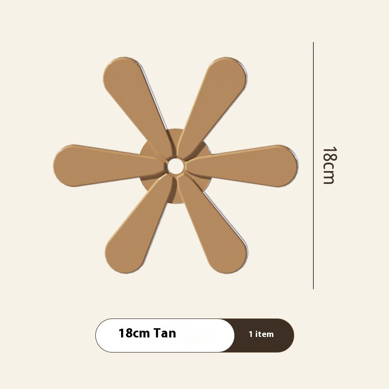 4pcs Silicone Tree-Shaped Heat Resistant Trivet Set – Non-Slip Coasters for Hot Pots & Teapots | Cookli UK