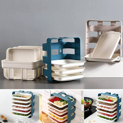 Wall-Mounted Side Dish & Cooking Tray Rack – Space Saver | Cookli UK