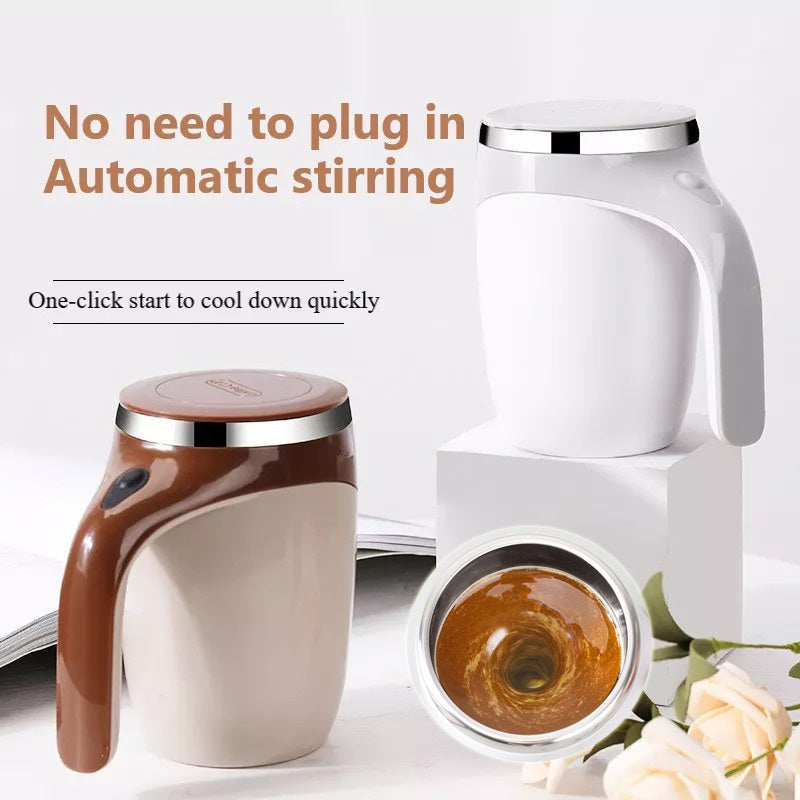 Rechargeable Automatic Stirring Mug – Magnetic Electric Coffee Cup | Cookli UK