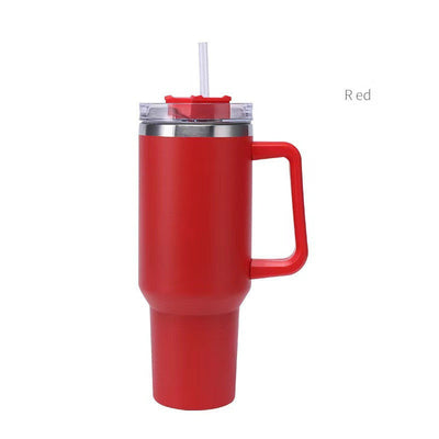 Cookli 40oz Stainless Steel Insulated Cup with Straw & Handle – UK