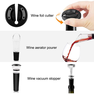 Wine Bottle Opener Foil Cutter Corkscrews Set