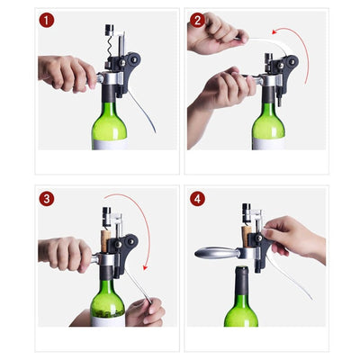 Stainless Steel Professional Bottle Opener Tools Set