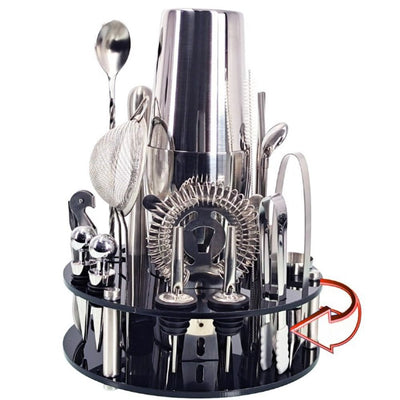 24 Piece Mixology & Craft Cocktail Shaker Set
